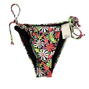 NWT Floral Bathing Suit Bottoms (L)